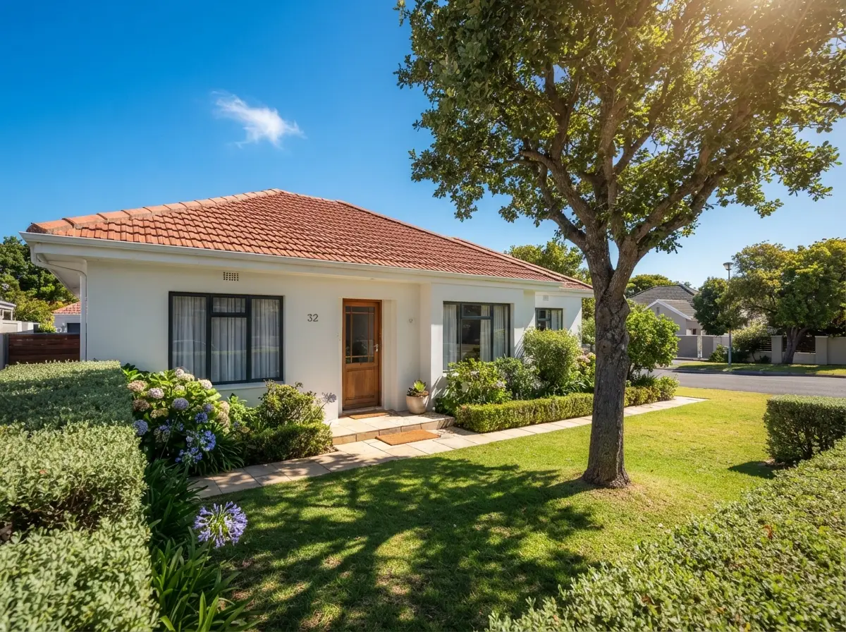 Modern South African suburban home exterior — clean and well-maintained