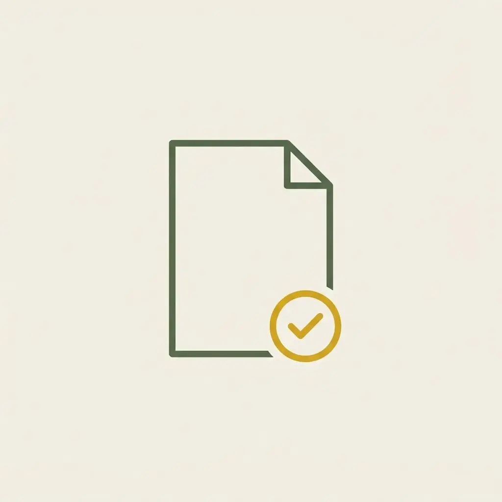 Pre-sale paperwork illustration